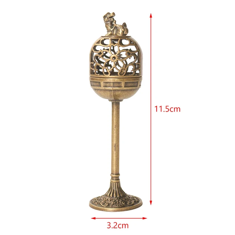 Magpie Hollow Lamp Sandalwood Fragrance Censer Smoking Backflow Incense Holder Tea House Ornaments Study Room Home Decor