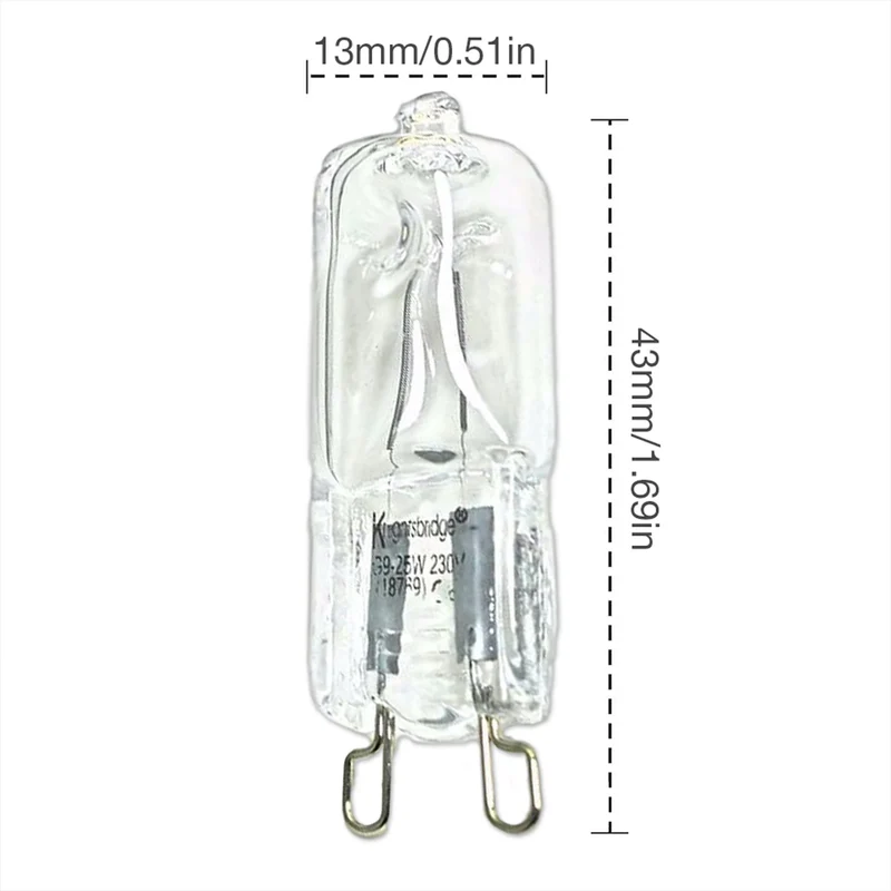 G9 Halogen Light Bulbs 110v 220v 25W/ 40W e27 Oven Bulb Lamp Warm White For Home Kitchen Refrigerators Ovens