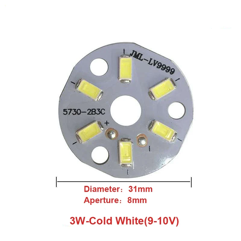 High Brightness LED 5730SMD Lamp Bead Light Board Bulb Round Transformation Light Source 3-18W 32-100MM Tile Wick Modified bulb