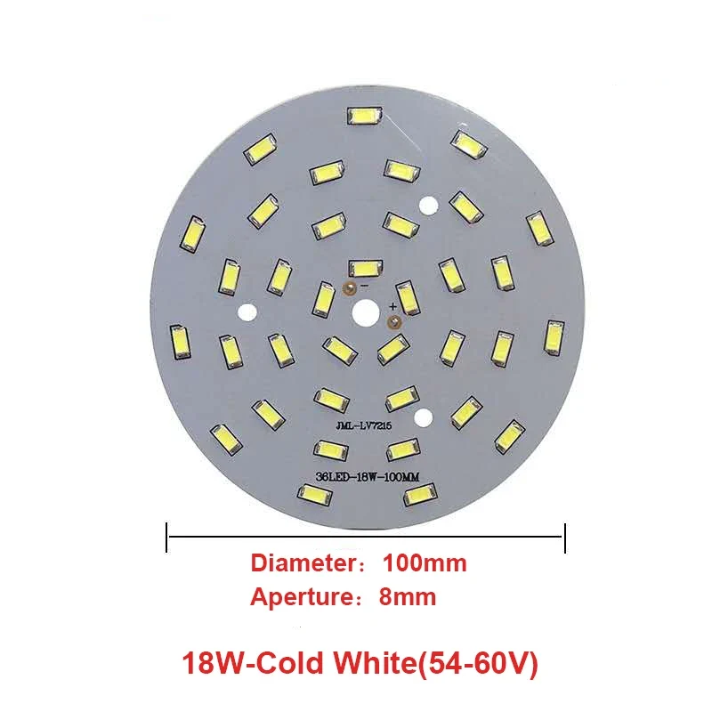 High Brightness LED 5730SMD Lamp Bead Light Board Bulb Round Transformation Light Source 3-18W 32-100MM Tile Wick Modified bulb