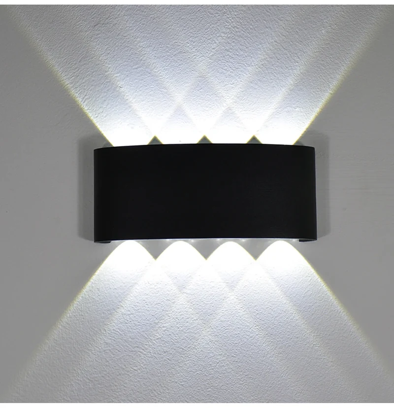 2W 4W 6W 8W 10W 12W LED Wall Light Outdoor Waterproof Modern Nordic style Indoor Wall Lamps Living Room Porch Garden Lamp