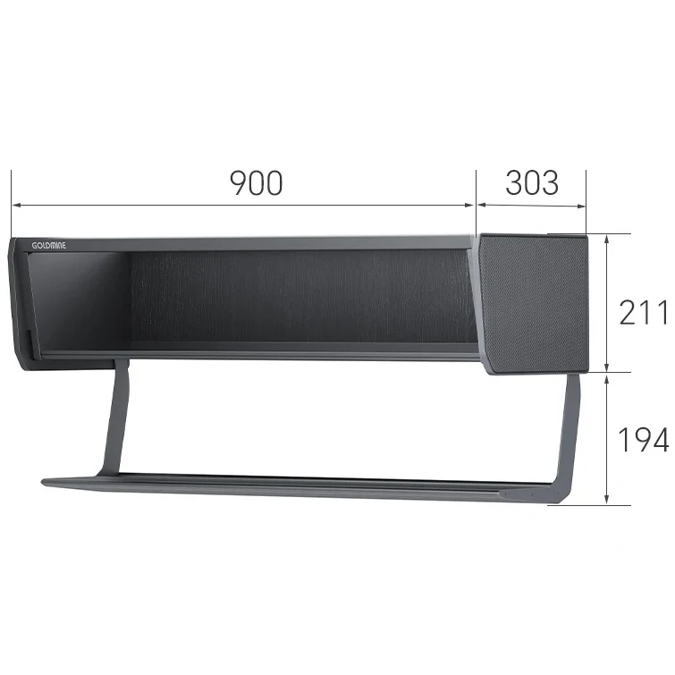 Goldmine Kitchen Cabinet Space Saving Pull Out Drawer Storage Holder Under-shelf Spice Organizer Cupboard Basket Drawer