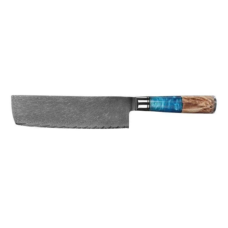 VG 10 Damascus Steel Kitchen Knife Set Household Knife Professional Chef's Knife With Stable Wooden Handle