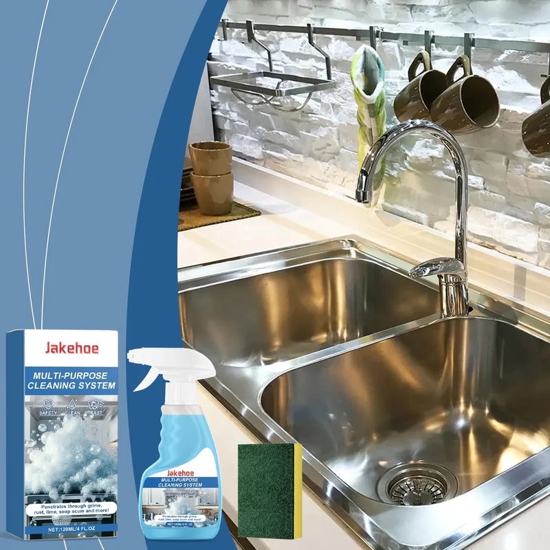 Jakehoe Mild Foam Cleaner Multi-Surface Multi-Purpose Solution for Kitchen Cooktop Cleaning