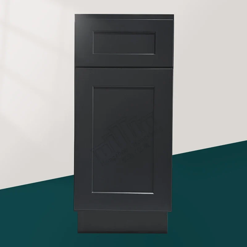 US Small Kitchen Remodeling Modern American Shaker Style Kitchen Cabinets Ready to Assemble in Stock RTA Kitchen Base Cabinets