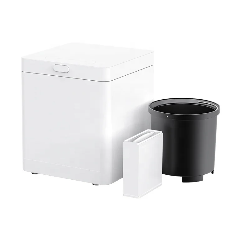 Kitchen Waste Processor & Composter Household Electric 500 HP Stainless Steel 3-4 Stage Grinding Odor Free Eco-Friendly