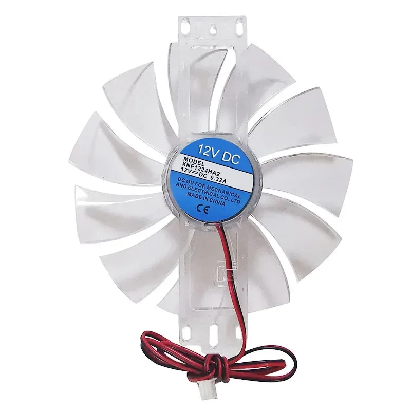 DC 12V 0.35A Incubator Thermostat Fan Transparent color Household Hatching Machine Accessories Poultry Breeding Equipment