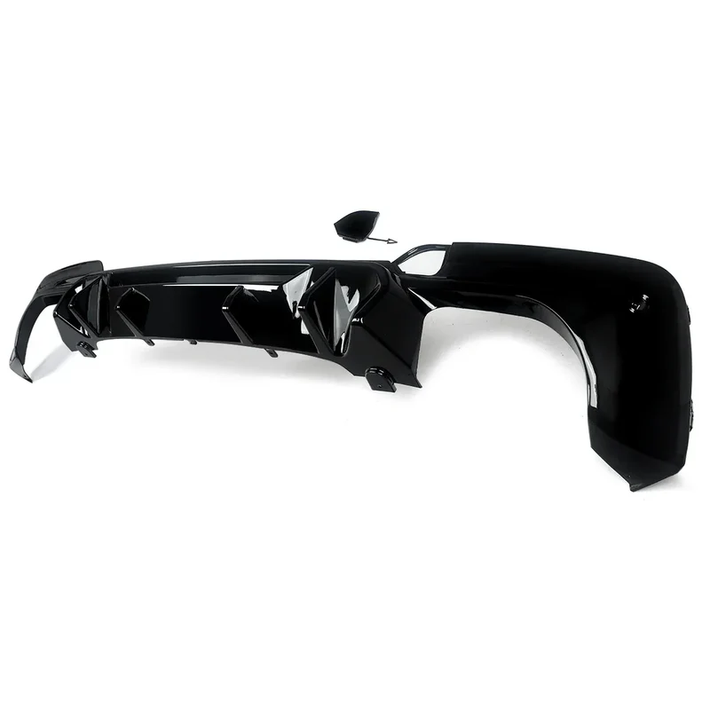 For 2018-2021 BMW G01 X3 M40i M-Sport Rear Diffuser Bumper Lip Gloss Black