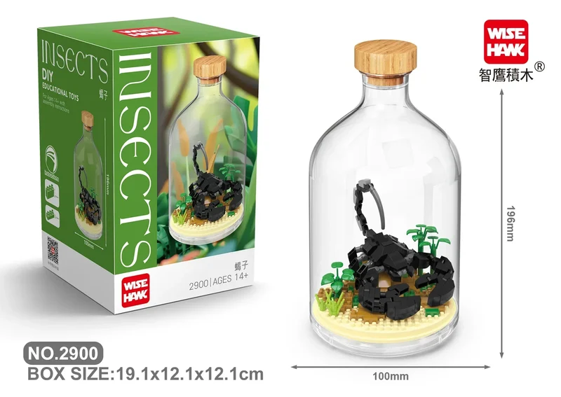 MOC Building Blocks Animal Model Bird Bald Eagle Parrot DIY Assembly Bricks Creative Games Collection Toys Xmas Gifts