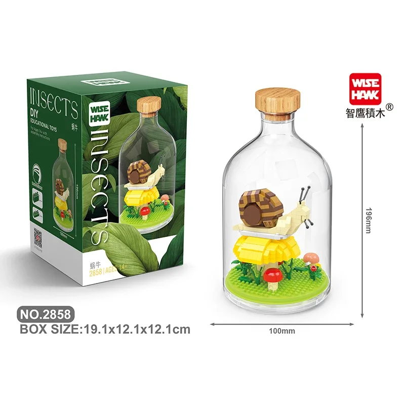 MOC Building Blocks Animal Model Bird Bald Eagle Parrot DIY Assembly Bricks Creative Games Collection Toys Xmas Gifts