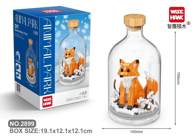 MOC Building Blocks Animal Model Bird Bald Eagle Parrot DIY Assembly Bricks Creative Games Collection Toys Xmas Gifts