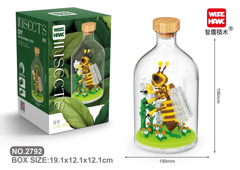 MOC Building Blocks Animal Model Bird Bald Eagle Parrot DIY Assembly Bricks Creative Games Collection Toys Xmas Gifts