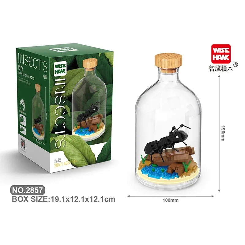 MOC Building Blocks Animal Model Bird Bald Eagle Parrot DIY Assembly Bricks Creative Games Collection Toys Xmas Gifts