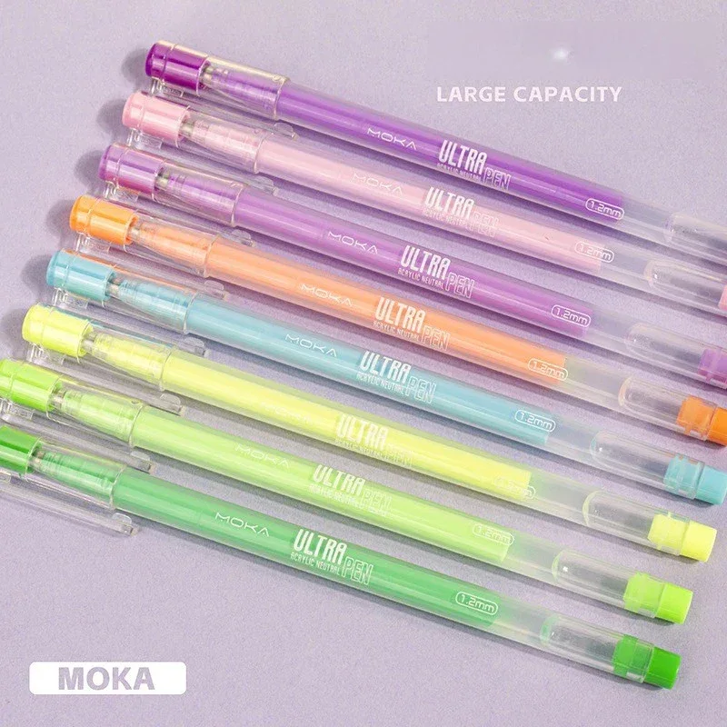 150/6 Colors Acrylic Gel Pen Student Diary Scrapbook Painting DIY Gel Pen Set Color Drawing Doodling Art Markers School Supplies