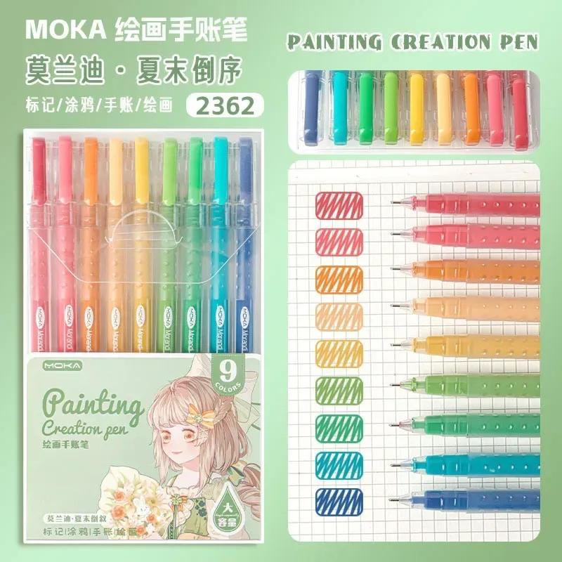 150/6 Colors Acrylic Gel Pen Student Diary Scrapbook Painting DIY Gel Pen Set Color Drawing Doodling Art Markers School Supplies