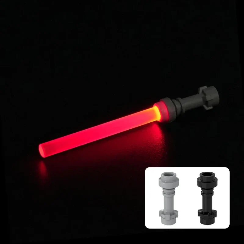 Famous Star Movies LED USB Glowing Light saber Building Block Weapon Accessories Toys Children Boy Educational Birthday Toys DIY