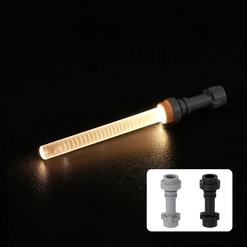 Famous Star Movies LED USB Glowing Light saber Building Block Weapon Accessories Toys Children Boy Educational Birthday Toys DIY