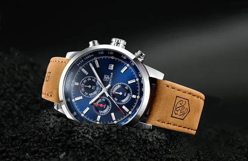 BENYAR Watches Men Luxury Brand Quartz Watch Fashion Chronograph Watch Reloj Hombre Sport Clock Male Hour Relogio Masculino 2023