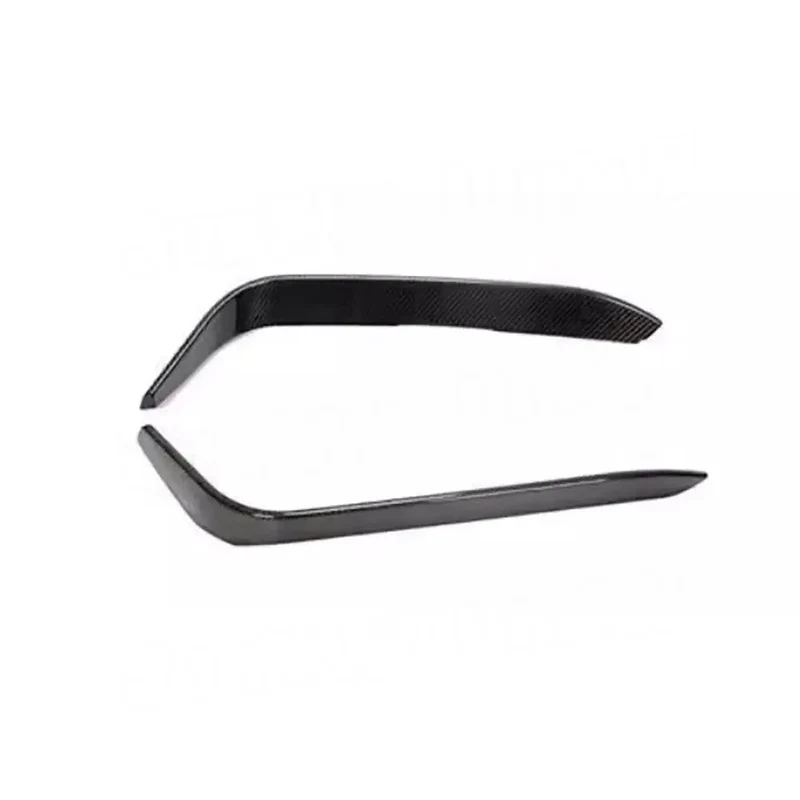 Carbon Fiber FRP Fog Lamp Bumper Fins Trims Decoration for Alfa Romeo Giulia 2016 2017 2018 2019 Sport Standard Car Accessories
