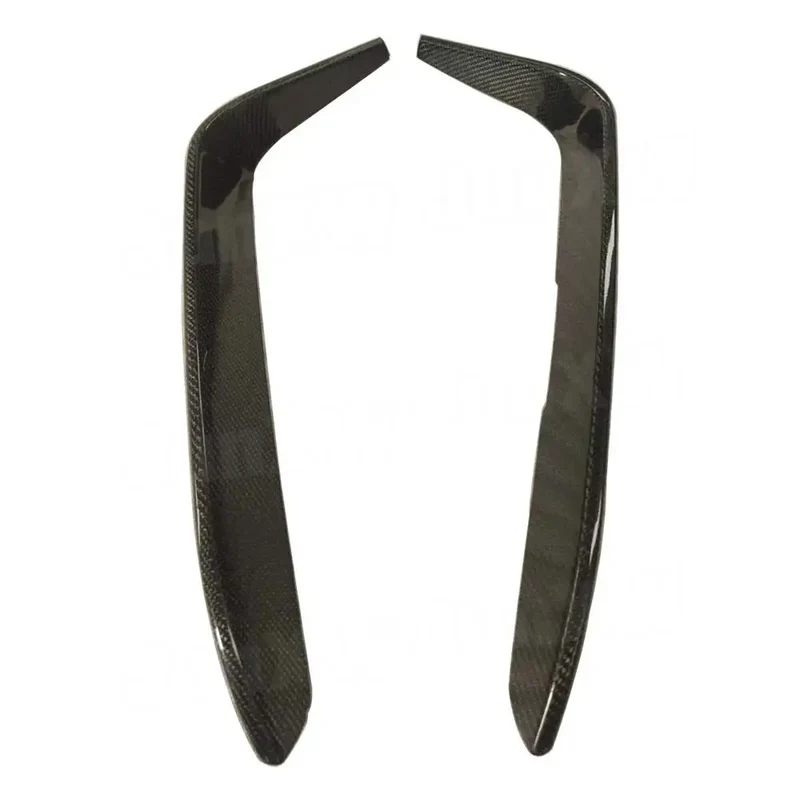 Carbon Fiber FRP Fog Lamp Bumper Fins Trims Decoration for Alfa Romeo Giulia 2016 2017 2018 2019 Sport Standard Car Accessories
