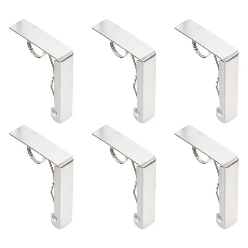 Table Clips Tablecloth Clamps Cover Picnic Outdoor Holder Skirt Cloth Holders Weights Camping Tablecloths Metal Weight For Anti
