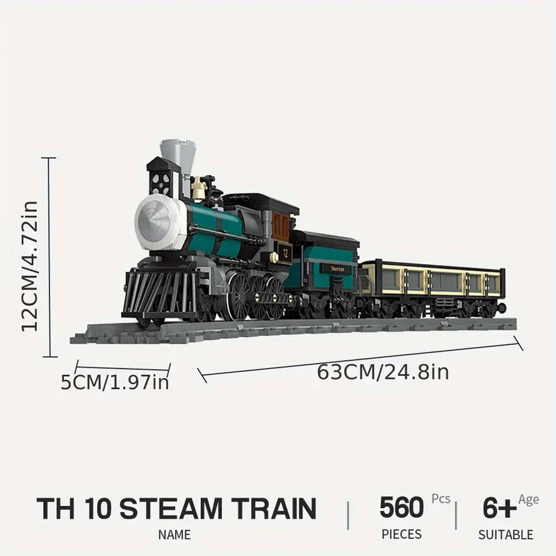 Track electric train city train model puzzle building block toy assemble and insert toy gift