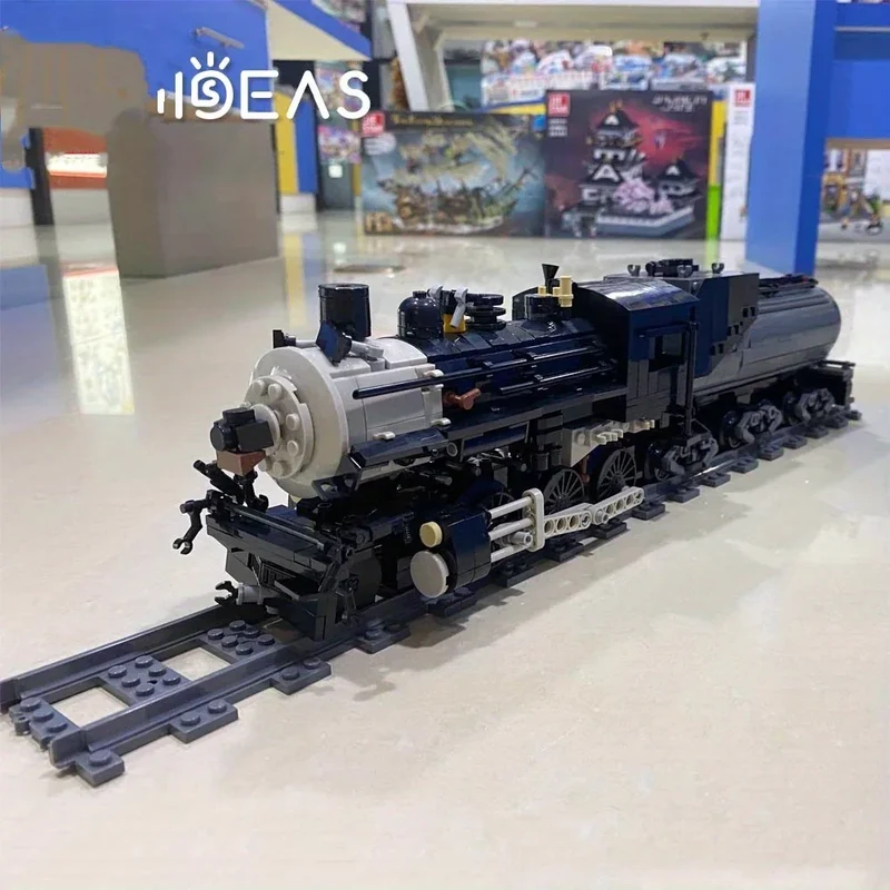 Track electric train city train model puzzle building block toy assemble and insert toy gift