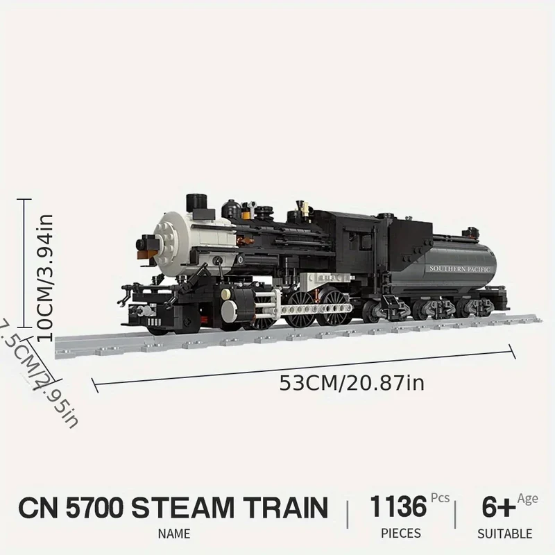 Track electric train city train model puzzle building block toy assemble and insert toy gift