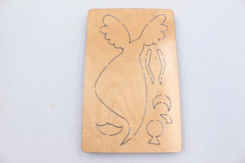 Angel of beauty DIY wooden die/cutting tool die/ Scrapbook mold2019