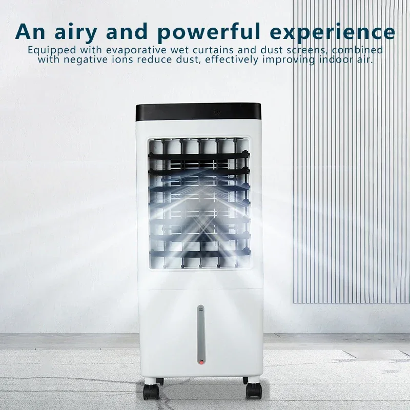Air Conditioning Fan Large Wind Powerful Cooling Mobile Chiller can be remotely timed central Air Conditioning 220V 10L