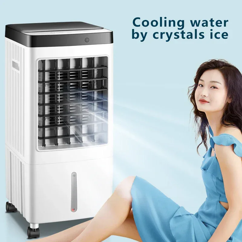 Air Conditioning Fan Large Wind Powerful Cooling Mobile Chiller can be remotely timed central Air Conditioning 220V 10L