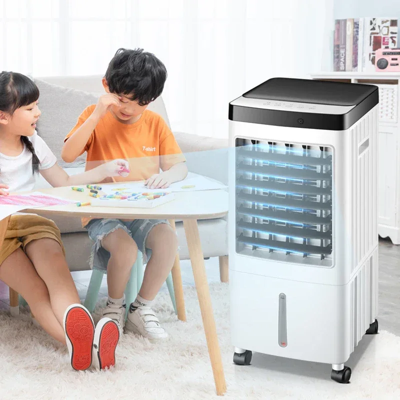 Air Conditioning Fan Large Wind Powerful Cooling Mobile Chiller can be remotely timed central Air Conditioning 220V 10L