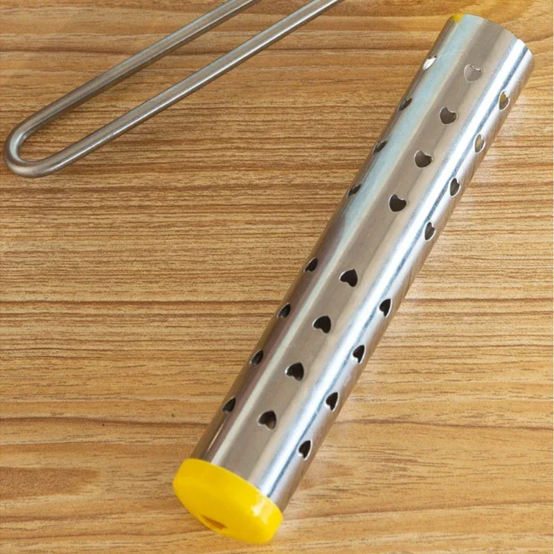 Fast Acting Heater 1500W Electric Water Heater Stainless Steel Texture Home and Office Travel Heater Suitable for Pools