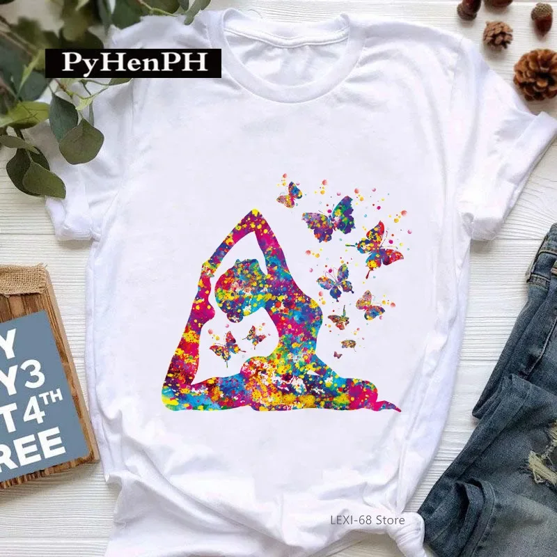 Gymnast Dancer T Shirt Fashion Gymnast Artistic Gymnastics Printed T-shirt for Women Parent-child Clothing Oversized T Shirt