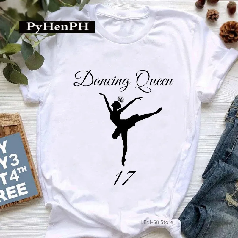 Gymnast Dancer T Shirt Fashion Gymnast Artistic Gymnastics Printed T-shirt for Women Parent-child Clothing Oversized T Shirt