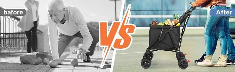 Multifunctional Cart Folding Portable Durable Lightweight Market Purchase Bag Trolley,Pet Stroller,For Picnic