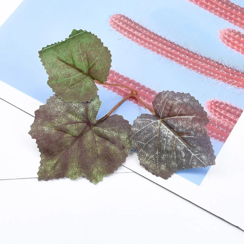 30/100 pcs Silk Maple Leaf Wedding Bridal Accessories Clearance Christmas Home Decoration Diy Gift Artificial Plants Wholesale