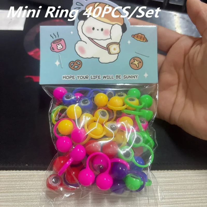 5/10/20Pcs Active Eye Ring Children Parent-child Props Cool Practical Jokes Finger Toys personality Event Giveaway Gags Gifts