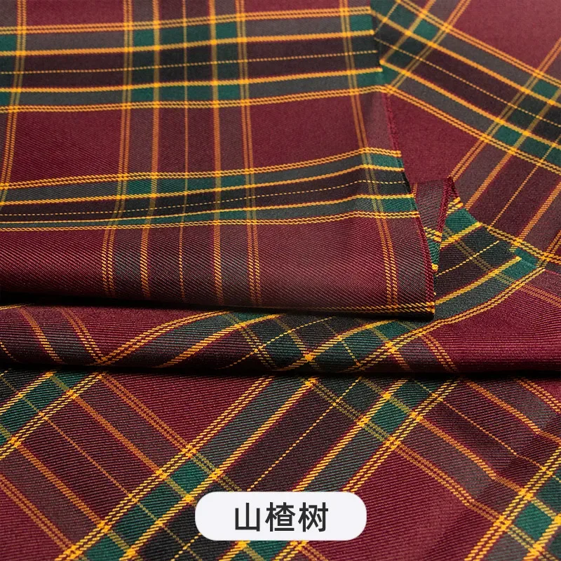 Plaid Fabric By The Meter for Japanese Jk Uniform Skirts Clothing Hair Band Clothes Pillowcases DIY Sewing Textile Anti Wrinkle