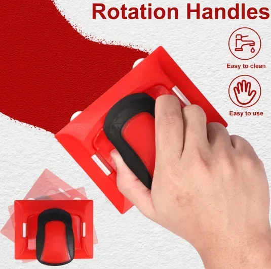 Trim Paint Edger Rotating Handle Wall Corner Pad Painter Edge Painting Tool for Walls and Ceilings for Painting Corner and Edges