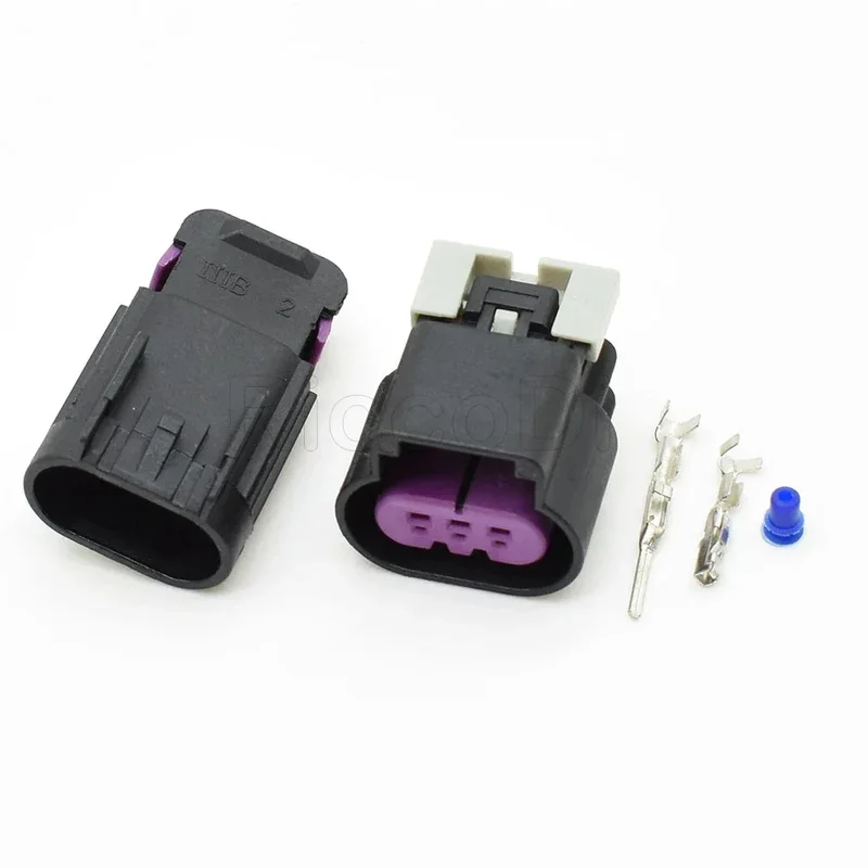 1 Set Female Male 15326808 13519047 3 Way GT 150 Auto Plug For Fuel Sensor Applications GM Delphi Connector