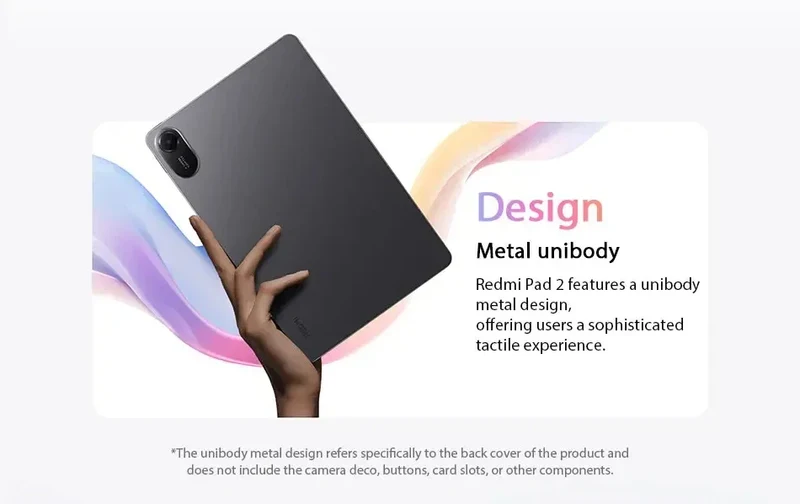 Xiaomi Redmi Pad 2 4GB/128GB 6GB/128GB 8GB/256GB EU 9000mAh Battery 11" 2.5K WiFi Global Version Tablet PC