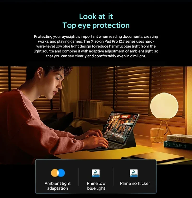 Global ROM Lenovo Xiaoxin Pad Pro 2025 12.7 inch Tablet Original Dimensity 8300 144Hz 2.9K Display Android 14 10200mAh Pad PC