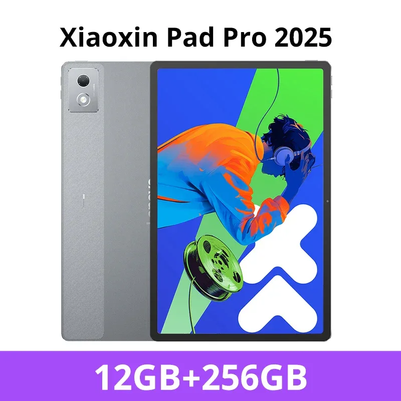 Global ROM Lenovo Xiaoxin Pad Pro 2025 12.7 inch Tablet Original Dimensity 8300 144Hz 2.9K Display Android 14 10200mAh Pad PC