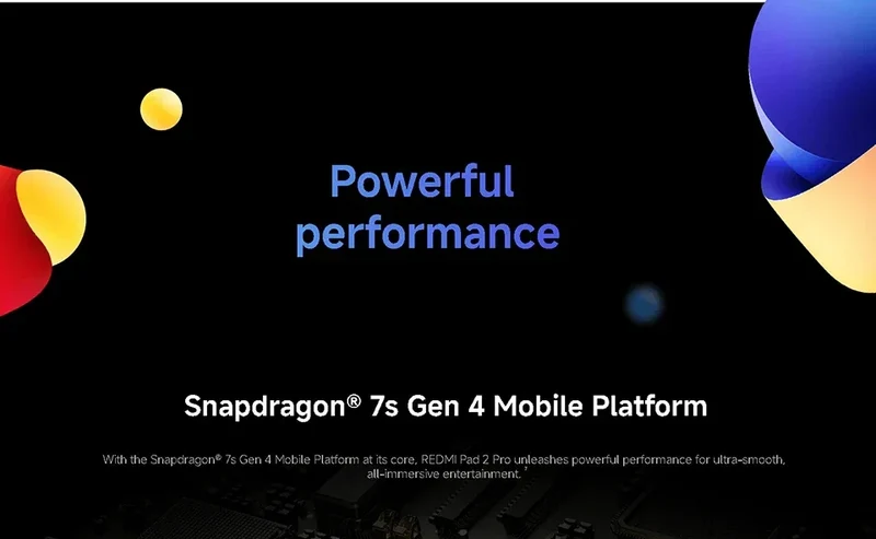 Xiaomi Redmi Pad 2 Pro Global Version Snapdragon 7s Gen 4 12.1" 2.5K Crystal clear Display 33W Fast Charging 12000mAh Battery