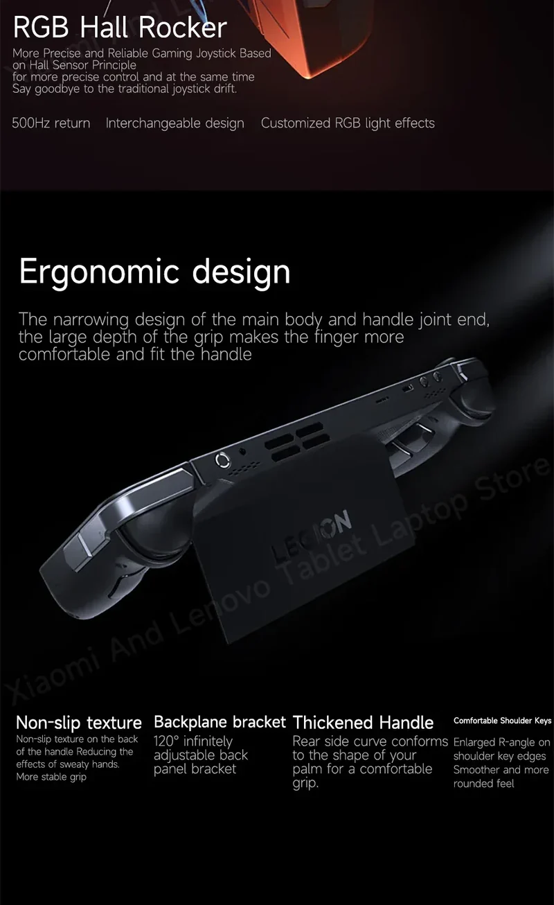 Lenovo LEGION Go Original Handheld game console PDA/PPC AMD Ryzen Z1 Extreme 8.8" 2.5K 144Hz Support FPS mode Portable laptop