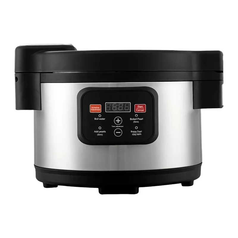 XEOLEO Commercial 12L Large Capacity Tapioca Pearl Cooker Automatic Pearl Pot Boiling Sago Machine for Milk Tea Shop Kitchen
