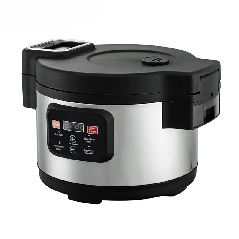 XEOLEO Commercial 12L Large Capacity Tapioca Pearl Cooker Automatic Pearl Pot Boiling Sago Machine for Milk Tea Shop Kitchen