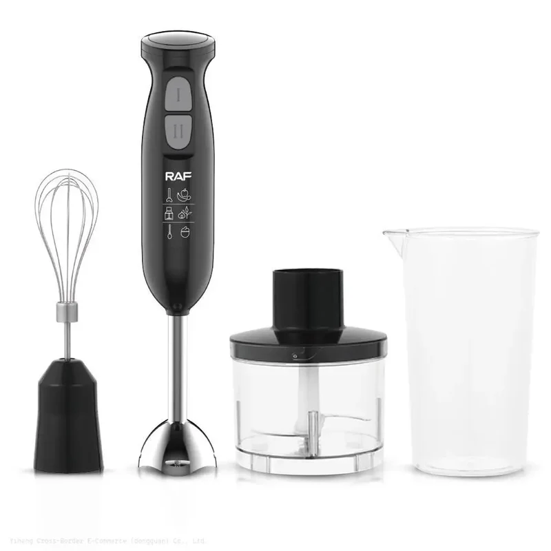 European Regulation Four-in-one - Multi-functional Juicing Mixer Beat Eggs Mince Meat Side Food Hand-held Kitchen Cooking Stick