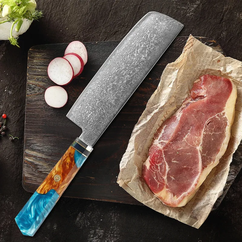 Hot Sale Factory Direct Japanese Vg10 Damascus Steel Gyuto Knife Damascus Kiritsuke Knife Kitchen Knives